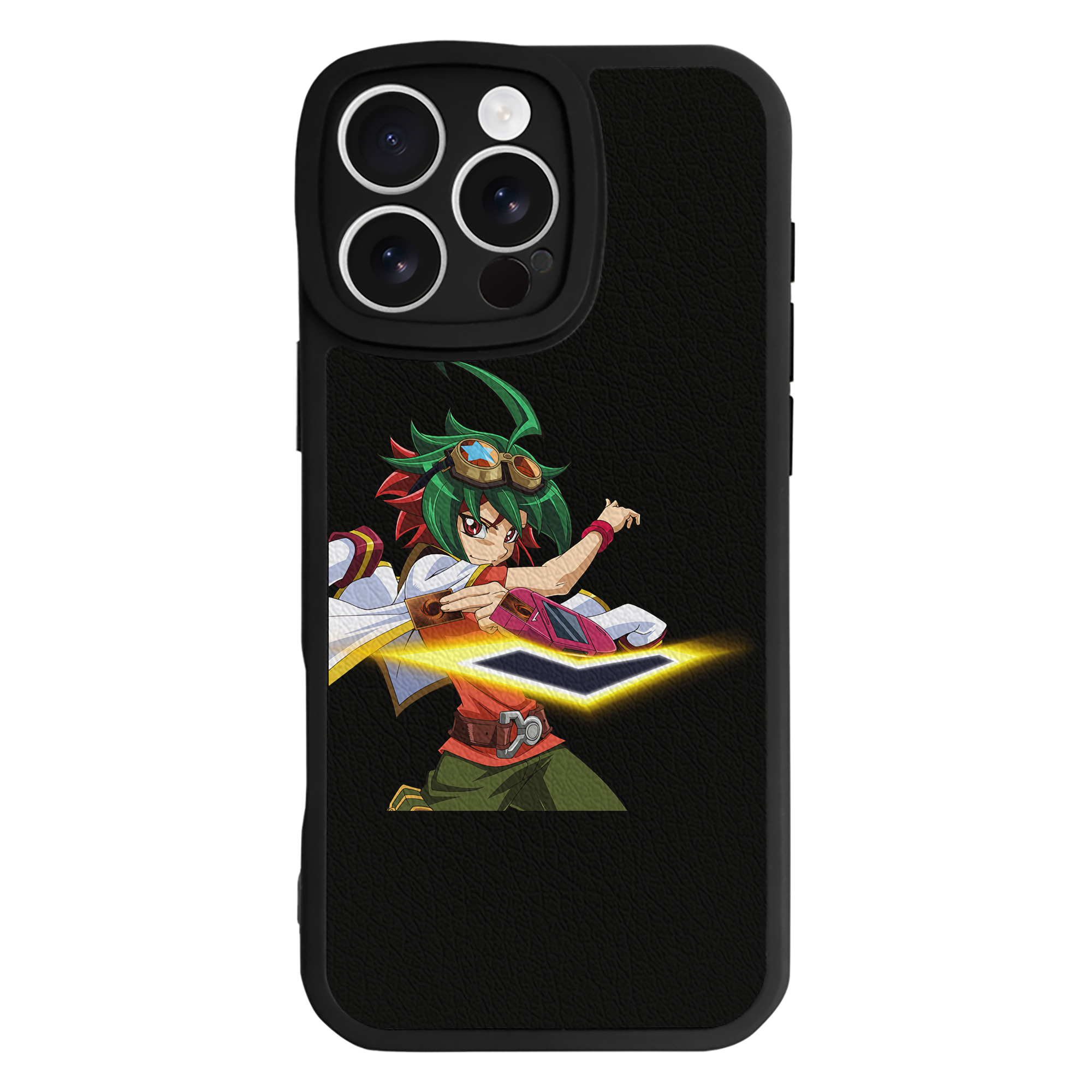 遊☆戯☆王 Yu-Gi-Oh! 【iPhone 16シリーズ対応】シリコンスマホケース（レザー調） 材質：シリコン